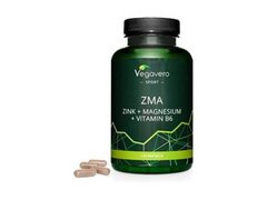 Vegavero ZMA: Zinc + Magnesium + Vitamin B6, 120 Capsule